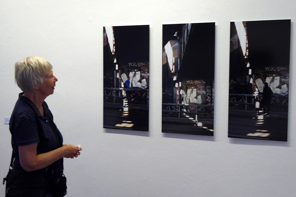 Kristin Maria Hachenberg im Tempelhof Museum, Berlin 2021